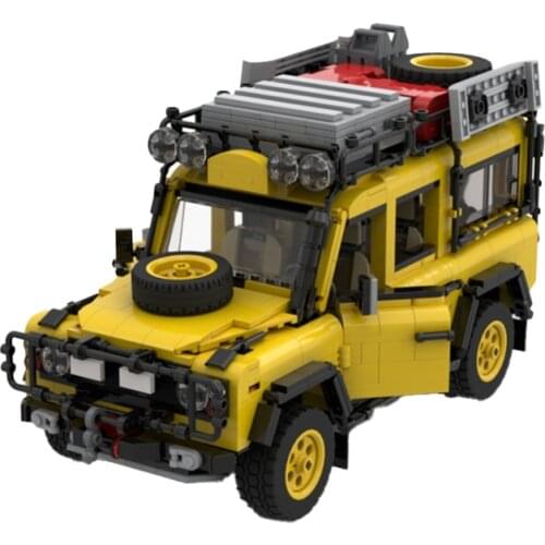 Outdoor SUV series building block model, childrens puzzle toys, iconic cross-country adventure trophy version 2477 PSC