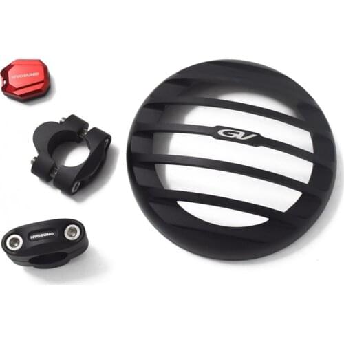 Motorcycle Modification GV300 Headlight Protection Cover Lamp Net Headlight Grille CNC Key Cover Increase Code