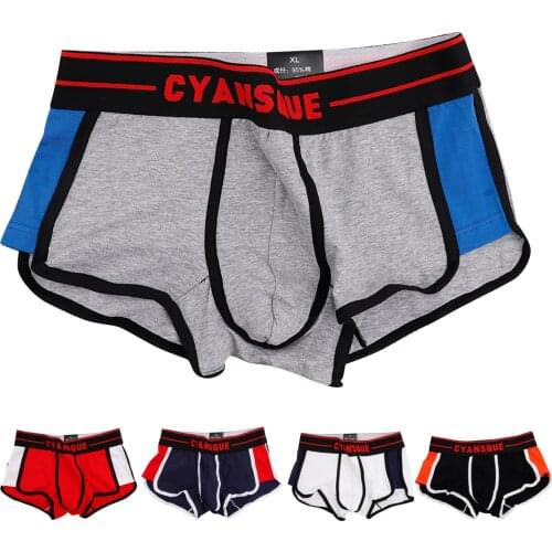 Men Underwear Boxer Cotton Ventilate Mesh Boxer Shorts Cool Mens Underpants Super Breathable Sexy Slim Man Soft Panties Трусы
