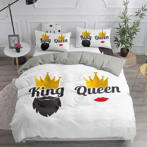 Modern 3D Bedding Set Queen King Pattern Duvet Cover Set For White Bed Set kid Adults Bedclothes Home Textiles Bed Set Drop Ship