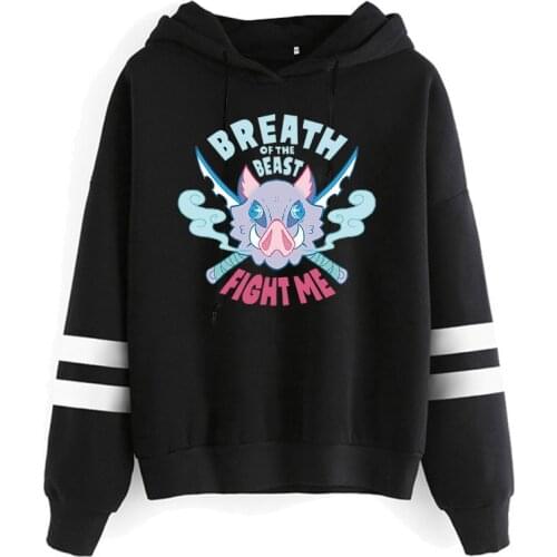 Anime Japan Kimetsu No Yaiba Men/women Demon Slayer Hoodies Harajuku Kawaii Hoodie Kimetsu Demon Blade Cartoon Sweatshirts Tops