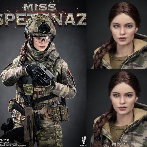 For Collection 1/6 Scale VCF-2052 Miss Spetsnaz Russian Combat Female Soldier Action Figure for Fans Holiday Gifts