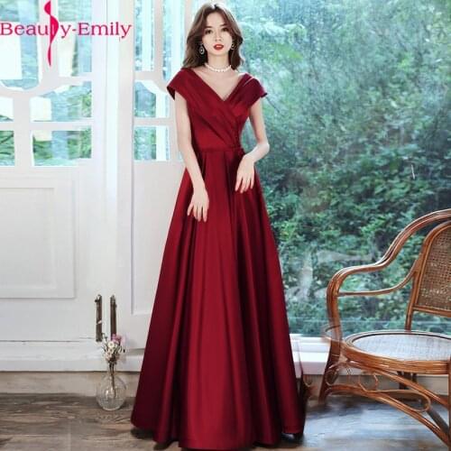 New Sexy Deep V Neck Sleeveless Simple Evening Dress Long Lace Up Back Burgundy Ruched Woman Formal Party Dress Real Photo