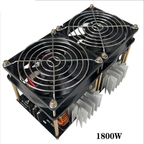 ZVS high frequency induction heating 1800W high power high frequency quenching medium frequency furnace without taps ZVS