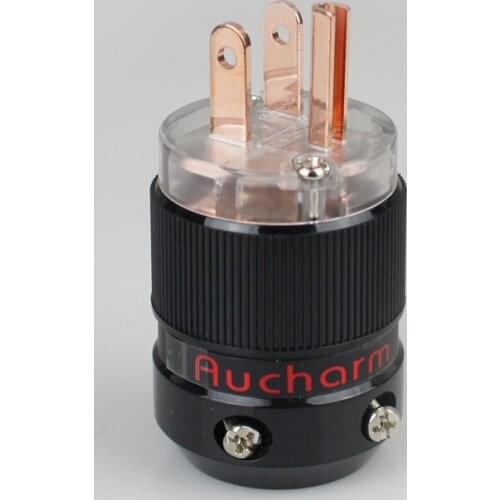 1PCS Fever HIFI 4N copper American/European standard power plug 8 suffix audio power plug