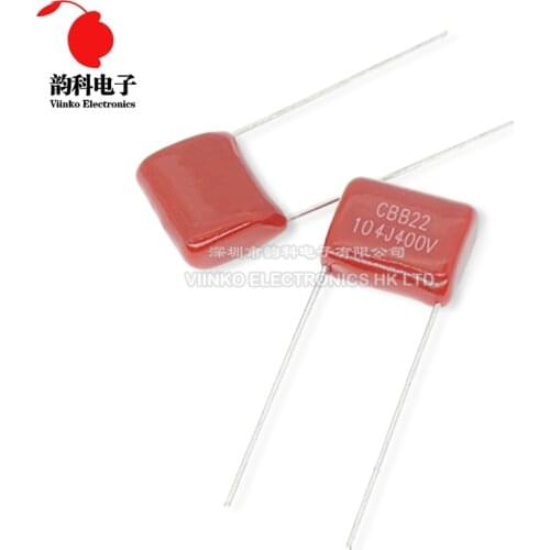 10pcs CBB Polypropylene film capacitor pitch 10mm 104 100nF 400V
