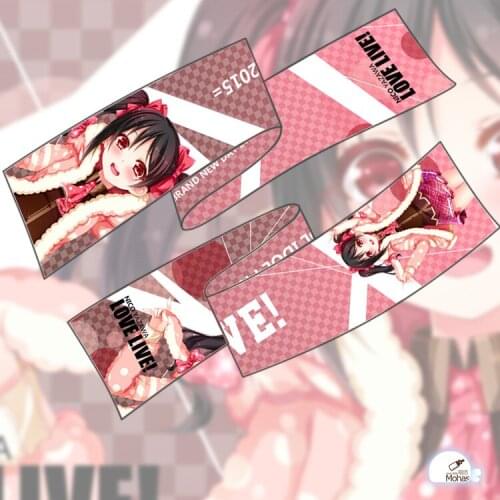 180*25CM Anime Scarf Lovelive! School Idol Project Yazawa Nico Plaid Checks Soft Microfiber Winter Long Scarf