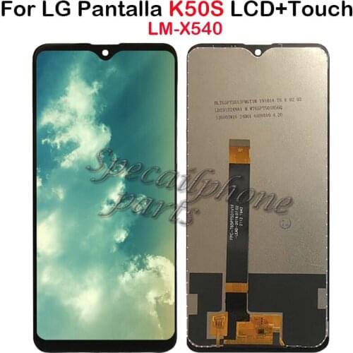 6.5'' Screen For LG K50S LM-X540 LCD Display Touch Screen Digitizer Assembly Replacement For LG LM-X540 DISPLAY