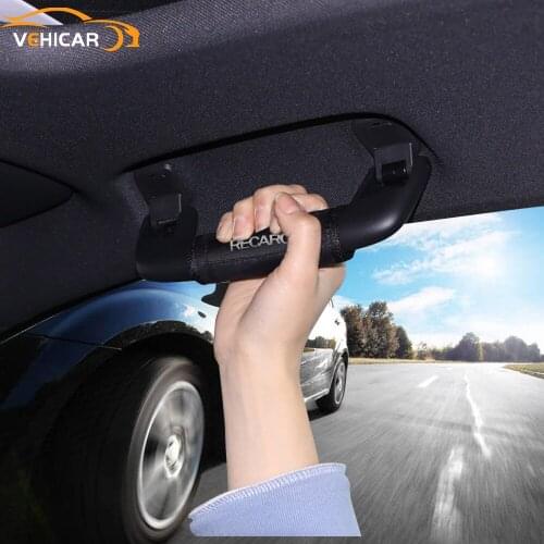 VEHICAR Car Roof Handle Plush Protective Cover For RECARO Car Interior Accessories Car Armrest Handle Cover Prevent Bumps