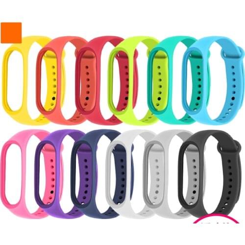 Bracelet For xiaomi Mi Band 5 4 3 strap Sport watch Strap Replacement Silicone wrist belt accessories For pulseira mi band 5 4 3