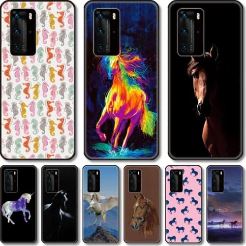 Cool horse Phone Case For Huawei Honor 20 10 9 8 N Pro Lite A C RU black cell shell