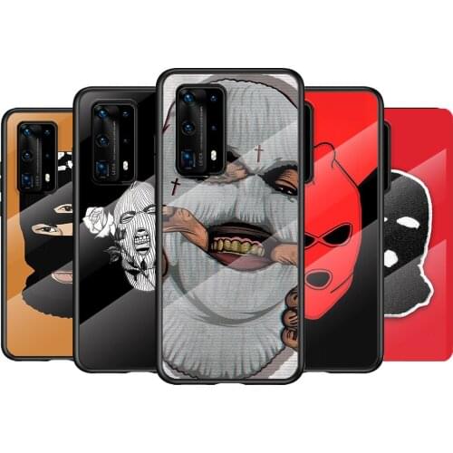 Tempered Glass Cover Headgear Sexy For Huawei P40 P30 P20 P10 Pro Plus Lite 5G 2019 Phone Case