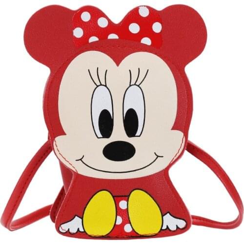 Disney Children mickey mouse messenger bag kindergarten boys girls small shoulder bag fashion baby mini shoulder bag coin purse