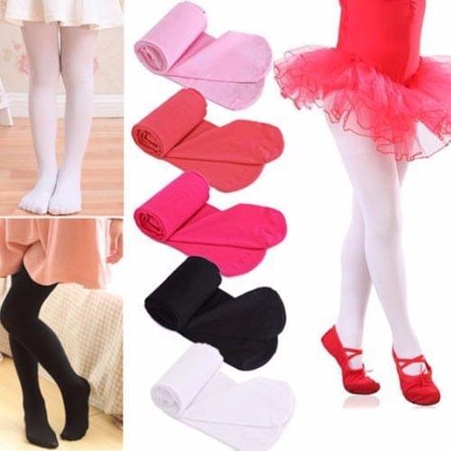 Stockings Candy Dance Tights Soft Velvet Children Girl Kids Brief Long Pantyhose Stretchable Stocking Pants for 4-9 Year