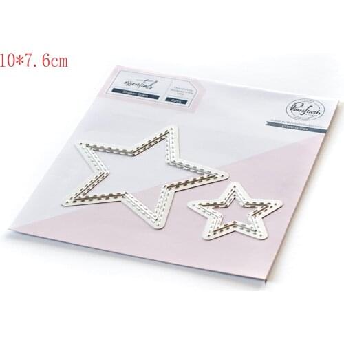 Five-pointed star border Troqueles de corte de metal scrapbooking cutting dies DIY dies scrapbooking nouveau arrivage 2021