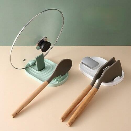 Multi-Functional Truner Frame Spoon Storage Rack Household Chopsticks Spatula Mat Holder Kitchen Lid