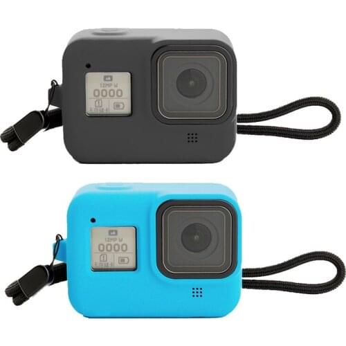 Soft Silicone Case for GoPro Hero 8 Black Protective Full Cover Shell for Go Pro Hero 8 Action Camera Accessories