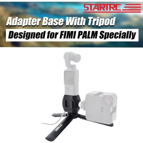 NEW STARTRC Cold Shoe Mount Adapter 1/4 Screw Adapter Base With Tripod For FIMI PALM Handheld Camera Expansion Accessories