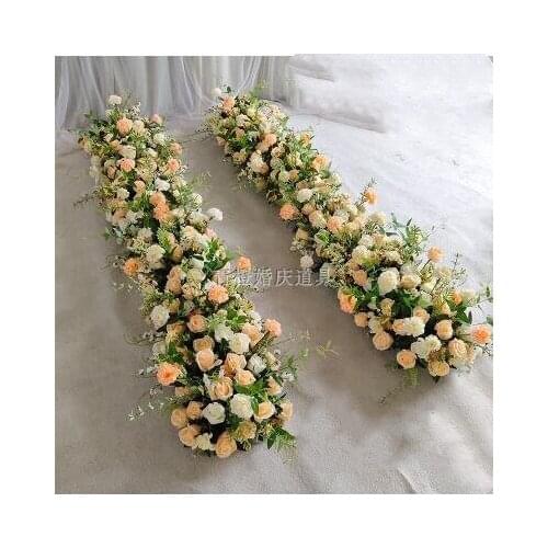 New wedding props hotel welcomes guests to arrange flower art stage, T stage, flower art guide, outdoor flower arrangement