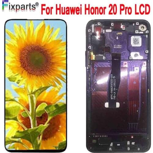 Original New For Huawei Honor 20 Pro LCD Display Screen Touch Panel Digitizer Replacement Parts For Huawei Honor 20 Pro Display