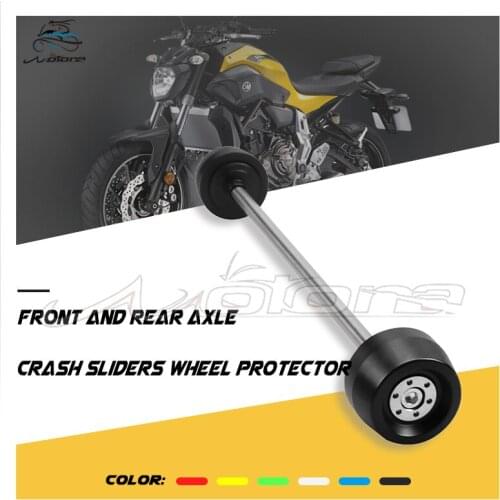 Front Axle Fork Crash Slider For MT-07 FZ-07 13-17 MT07 Tracer XSR700 2016-2020 Motorcycle Wheel Protector