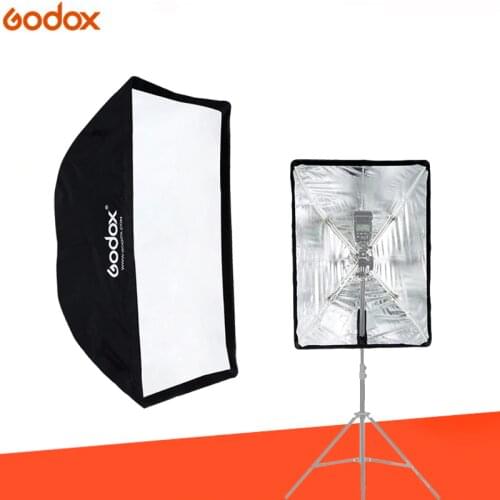 Godox 50 * 70cm / 20" * 27.6" Portable Reflector Umbrella Studio Softbox for Speedlight Flash Light
