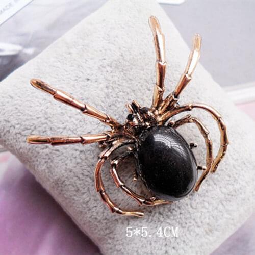 Retro insect beetle spider bee brooch men women clothing hat insect brooches animal accessory gift