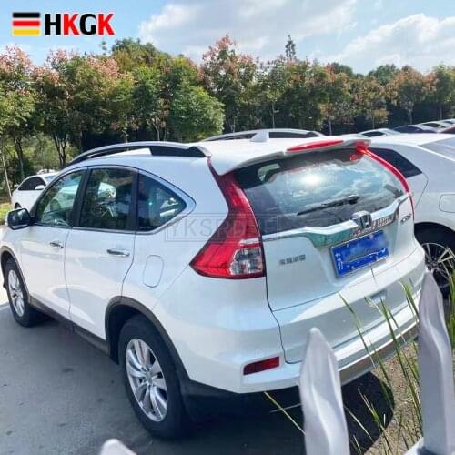 2012 2013 2014 2015 2016 For Honda CRV CR-V New ABS spoiler by light rear window roof black white primer spoiler