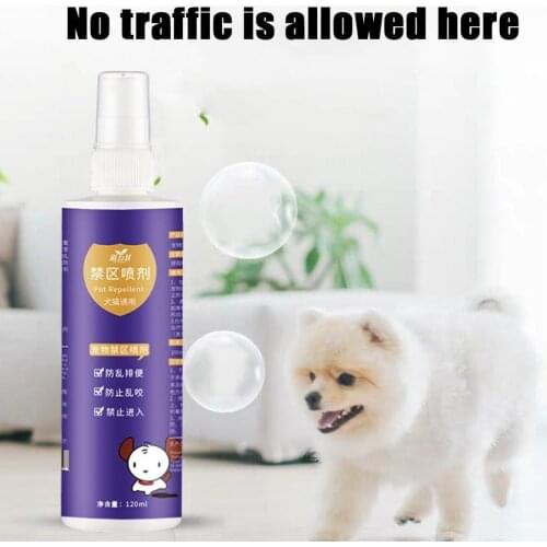 Pet Restricted Area Spray 120ml Natural Spray Non-irritating Pet Supplies Induction Spray And Repellent Dog Cat F5F8