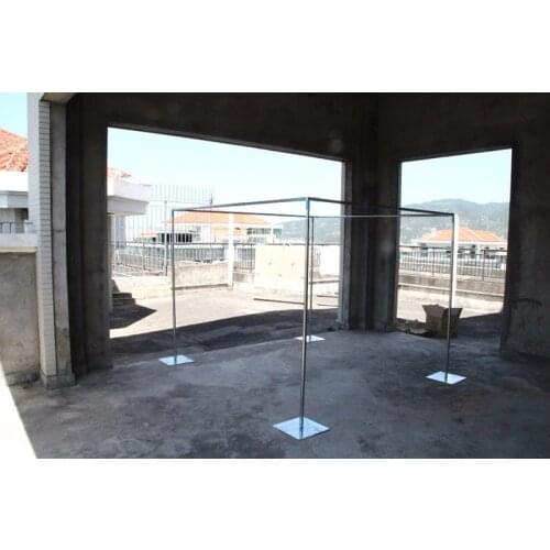 3MX3MX3M Wedding square canopy/chuppah/arbor drape stand Wedding Decor Piping frame wedding backdrop stand wedding supply