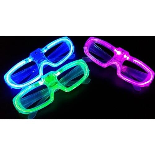 Party Led shutter glow cold light glasses light up shades flash rave luminous glasses Christmas favors atmosphere props gift