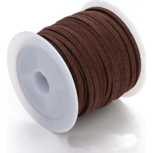 REDJCK 2\10 m 2.8 mm Width Suede Leather Cords 17 Colors Velvet Rope Cord For DIY Chain Bracelets Jewelry Making Accessories