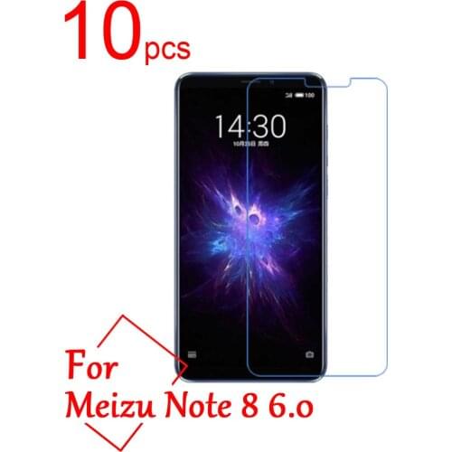 10pcs Ultra Clear/Matte/Nano Anti-Explosion LCD Screen Protector Film Cover for Meizu Note 8 6.0" M822 Protective Film + Cloth