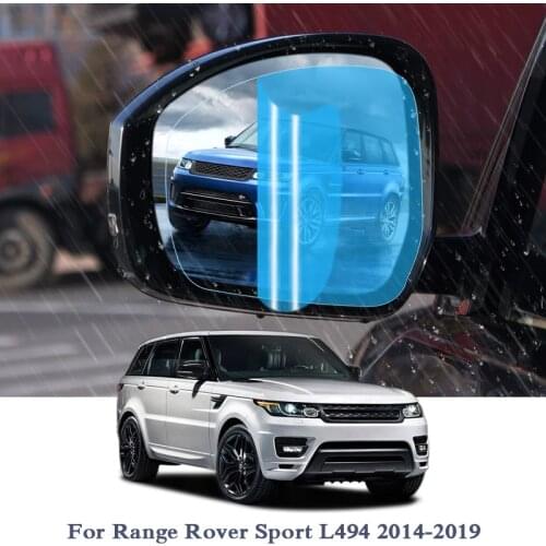 2pcs Anti Fog Car Window Clear Film Car Rearview Mirror Protective Film For Range Rover Sport L494 2014-2019 Waterproof
