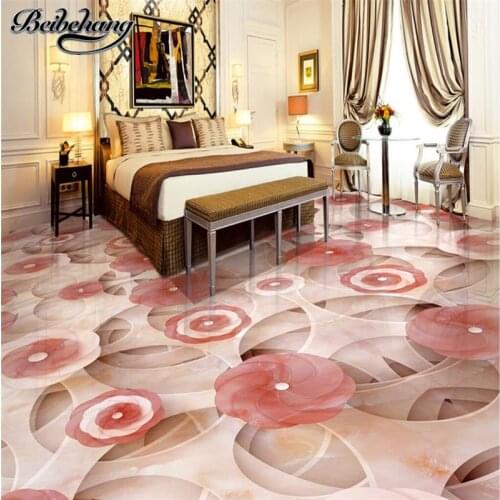 Beibehang Custom large-scale decorative painting three-dimensional luxury abstract pattern stone pattern parquet 3D floor tiles
