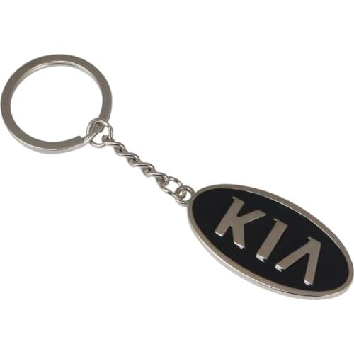 3D Metal Car Key Ring For KIA K2 K3 K5 K6 Sorento Sportage R Rio Soul Emblem Keychain Auto decoration Accessories