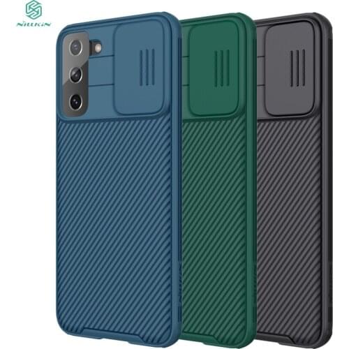 For Samsung Galaxy S21+ Case NILLKIN Slide Cover Camera Protection Case For Samsung Galaxy S21+ Anti-skid Camshield Pro