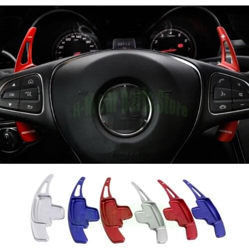 For Mercedes Benz A B C CLA CLS E GLC GLE S SL SLC Steering Wheel Shift Paddle Shifter Extension Car Styling Accessories