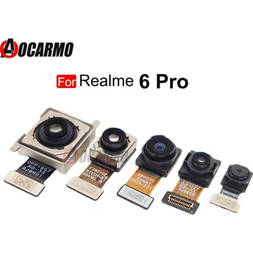 For Realme 6 Pro 6Pro Front Facing Camera Back Rear Big Camera Module Flex Cable Replacement Repair Parts