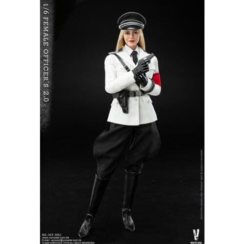 1/6 Action Figures VERYCOOL VCF - 2051 world war ii female officers can OB and moving my hand do white spot