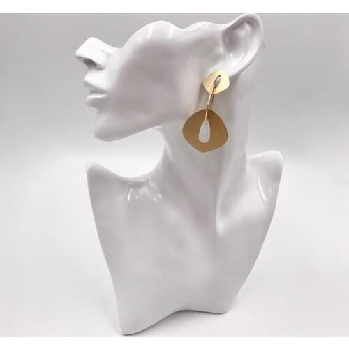 Kara&Kale Boho Drop Earings Fashion Jewelry Charms Gothic Long Earrings Alloy Vintage Matte Gold Earrings For Women Accessories