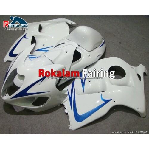 Fairing Kit For Suzuki Hayabusa GSXR1300 1999 2007 GSX-R1300 99 00 01 05 07 White Motorbike Shell (Injection Molding)