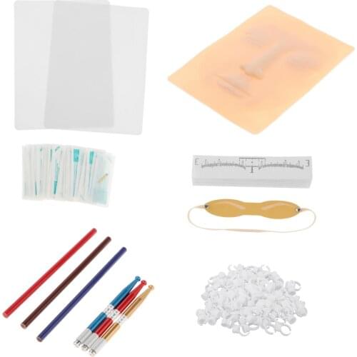 Multifunctional Permanent Tattoo Training Accessories Kit Beauty Tools
