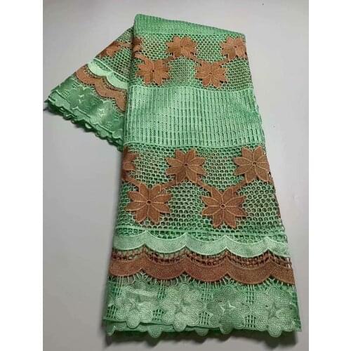 Milk Silk Lace Fabric 2021 Latest African Guipure Lace Embroiderey French Cord Lace Fabric High Quality Nigeria Lace Fabric 5Y