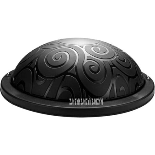 BOS46 46cm Antiskid Grain Yoga Balance Ball Thick Half Home Gym Fitness Ball Explosion-Proof Pilates Fitball Wave Speed Ball