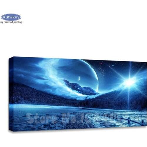 Newset Diamond Embroidery Sunrise Landscape 5D DIY Diamond Painting Seaside Full Square Drill mosaic Picture Of Rhinestone B696