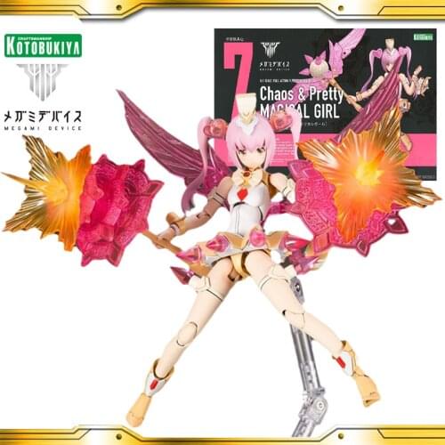 Original KOTOBUKIYA MEGAMI DEVICE KP429 Chaos Pretty Magical Girl Frame Arms Girl Model Anime Action Figure Kids Toy Gift