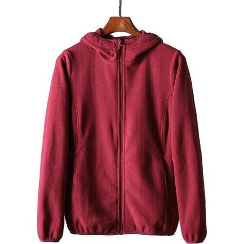 Autumn Thin Plus Velvet Hoody Women Sweatshirt Basic Outdoor Sportwear Rocking Grain Zipper Hooded Jacket Coat