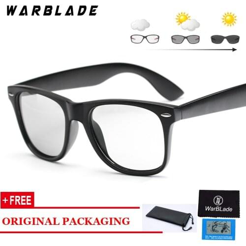 WBL Driving Photochromic Sunglasses Polarized Chameleon Discoloration Day And Night Retro Sun glasses for Men Women Goggles