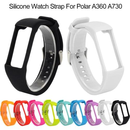 Universal Silicone Replacement Watch Strap Wristband For Polar A360 A730 GPS Smart Watch Smart Bracelet
